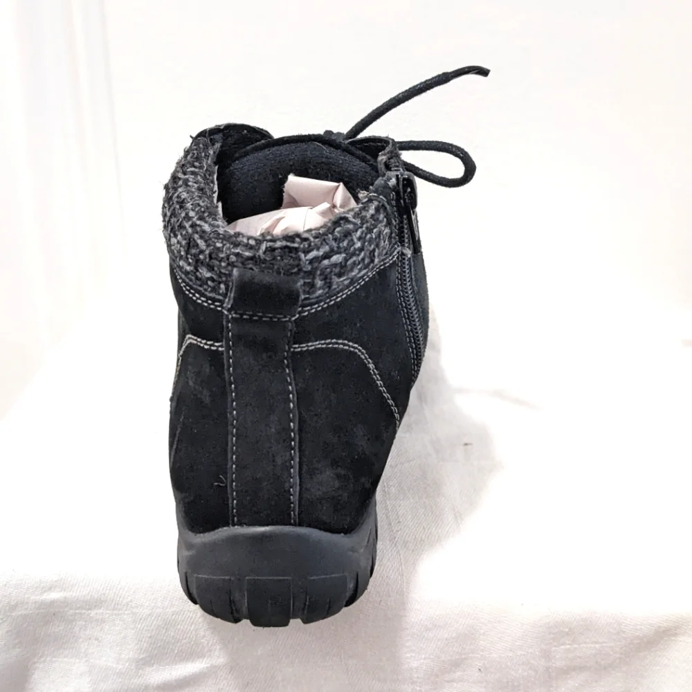 Suede lace up boots by Propet